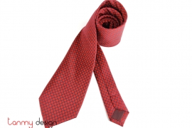 Silk tie- flower pattern